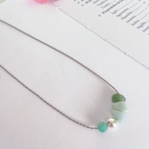 Collar ajustable Amazonita 💚