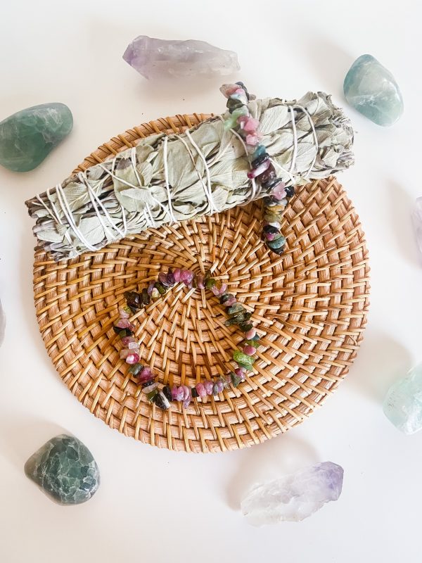 Pulsera chips de minerales - Imagen 4