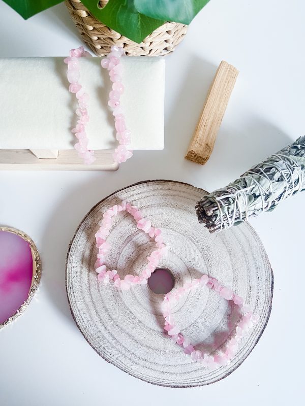 Pulsera chips de minerales