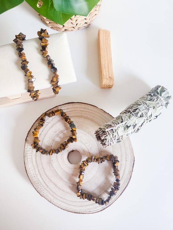 Pulsera chips de minerales - Imagen 5