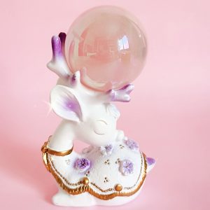 Soporte para esfera Cervatilla Durmiente (cerámica)