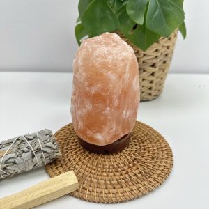 Lámpara de sal del Himalaya Luz multicolor