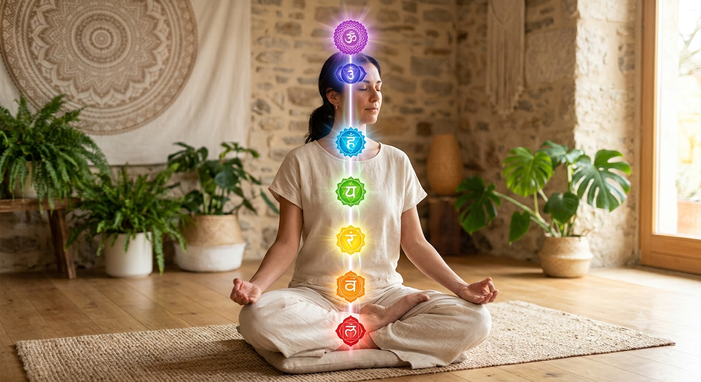 Los 7 chakras y sus piedras naturales asociadas - Amazonita Shop